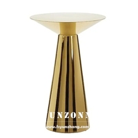 Table de bar moderne avec plateau en verre et base en acier inoxydable pour appartement, maison, hôtel, salon, salle à manger, fêtes, mariages, événements, salle de sport