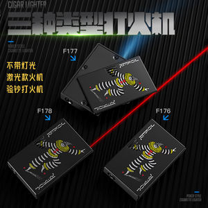 Focus Poker Speelkaart Metaal Winddicht Gemakkelijk Dragen Lichtere Dunne Vierkante Vorm Met Namaakdetector - Product Image 3