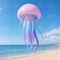360 accessoires de méduse gonflables en PVC personnalisés durables décor commercial publicité gonflables personnalisables