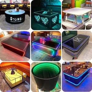 Fashionable Design Led <strong>Square</strong> <strong>Table</strong> for Sales <strong>Bar</strong> Nightclub Cocktail Light up Furniture - Product Image 5