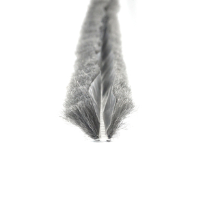 Wool Pile Weather Strip, brush window sealing stripping for doors and windows with fin - Product Image 1