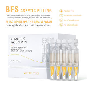 Suero Facial Vegano Personalizado de Marca Privada, Cuidado de la Piel, Hidratante, Blanqueador, Ampolla Facial, Suero de Vitamina <span class=keywords><strong>C</strong></span> - Product Image 2
