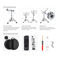 Wholesale Factory Direct Percussion Musical Instrument 14 Inch Snare Drum with Stand for Wholesale Only