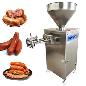 Pneumatic sausage maker making machine sausage enema filling filler stuffer machine meat sausage linking linker twisting machine