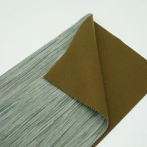 Nuovo arrivo Soft Touch abbattimento stampato su tessuto da tappezzeria in velluto a righe per tende e divani