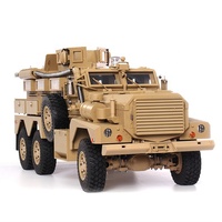 HG P602 1/12 2.4G 6WD 16CH 25 km/H HG-P602 6X6 voiture électrique RC modèle véhicule militaire pour camion jouet sans chargeur de batterie