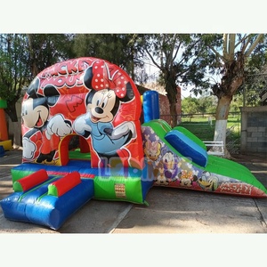 <span class=keywords><strong>Giocattolo</strong></span> all'aperto della storia gonfiabile del fumetto buttafuori la casa di rimbalzo gonfiabile commerciale <span class=keywords><strong>castello</strong></span> di salto con lo scivolo per i bambini - Product Image 6
