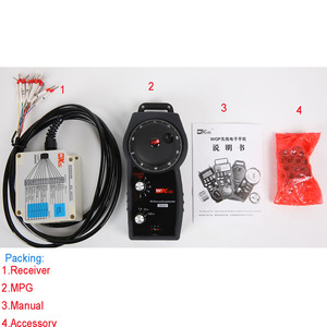 Cnc Bwgp Draadloze Pulsgenerator 5-assige Mpg Draadloze Elektronische Handwiel Cnc Router Hanger Handheld Controller Pulse Encoder - Product Image 5