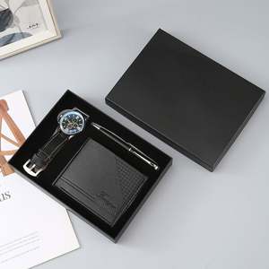 Promotional Wholesale <b>Gift</b> <b>Sets</b> Business <b>Sets</b> Male Wallet Belt and Watch <b>Gift</b> Box <b>Set</b> for Father's Day - Product Image 6