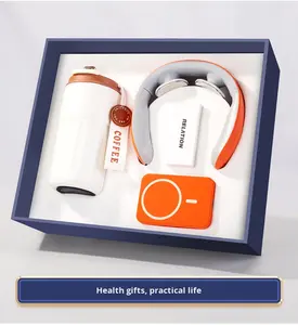 Coffret Cadeau d'Affaires Haut de Gamme : Tasse à Café Pratique et Masseur Cervical Personnalisable avec Logo pour la Journée des Infirmières - Product Image 6