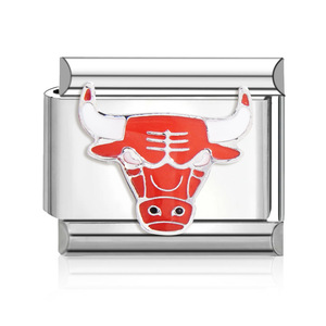 สร้อยข้อมือสแตนเลสแบบโมดูลาร์พร้อมจี้ทีม NBA ของขวัญสำหรับทุกเพศ  เครื่องประดับเสริม - Product Image 3