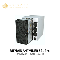 ASICARK |   BITMAIN ANTMINER S21 Pro 234Th, mineur de Bitcoin ultra-efficace à refroidissement par air pour les fermes minières BTC à grande échelle