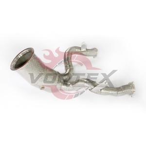 Tubo de Escape de Alto Rendimiento Vortex, Acero Inoxidable 304, Pulido Espejo, Soldadura TIG, 1.5 mm de Espesor, para Audi C8 A6 A7 55 TFSI - Product Image 4