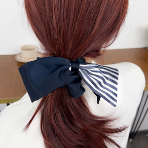 Nouvelle Collection : <span class=keywords><strong>Élastique</strong></span> à <span class=keywords><strong>Cheveux</strong></span> en Tissu Color-block Fait Main, Haute Élasticité, Simple, Élégant et Tendance, Cordon Personnalisé en Caoutchouc - Product Image 3