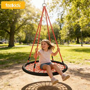 Feelkids Balançoire Nid d'Oiseau Extérieure en Métal et Plastique de Haute Qualité pour Ensemble de Jeu pour Enfants avec Capacité de 100-500 kg et <5 Passagers - Product Image 1