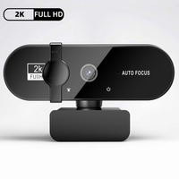 Kamera kecantikan 4K HD, mikrofon Laptop komputer Desktop USB, kamera khusus rapat kelas jaringan Streaming langsung