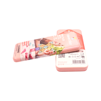Étui à crayons en métal, boîte en étain, conteneur de rangement pour papeterie, fournitures scolaires, grand rectangle, mignon