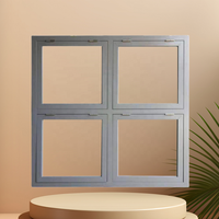 Ventana de Seguridad con Estructura de Aleación de Aluminio Personalizada, Ventana Industrial Fija Resistente a Impactos para Edificios Industriales