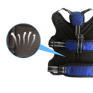 Vpetbr 2025 OEM Halti French Bull Sling Carrier Harnais de chien réglable en acier inoxydable et cuir tactique avec système de sécurité détachable - Product Image 3
