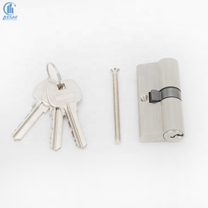 Cao an ninh Đôi Xi lanh Lỗ mộng khóa Euro cửa xi lanh khóa phòng tắm Brass Key <span class=keywords><strong>Door</strong></span> khóa xi lanh với các phím - Product Image 4