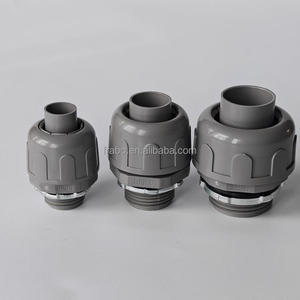 Прямой 1/2 дюймов неметаллический ПВХ гибкий жидкий плотный трубопровод/трубчатый соединитель фитинги - Product Image 2