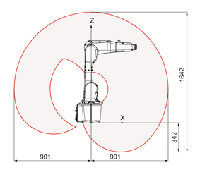 <span class=keywords><strong>Robot</strong></span> de Paletización A-B-B <span class=keywords><strong>IRB</strong></span> <span class=keywords><strong>1200</strong></span> OmniCore Industrial Original de Alta Precisión para Manipulación, Ensamblaje y Pegado - Product Image 3