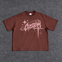 T-shirt unisexe streetwear 210 g/m² à séchage rapide, lourd et de haute qualité pour la vente en gros