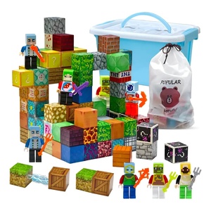 Magnetic <b>Blocks</b> Pattern <b>Building</b> Cubes Game 102 Pcs Educational Toy For Kids Creative Play - Product Image 3