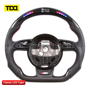 Volante Deportivo de Fibra de Carbono TDD LED para Audi A3/A4/A5/A6/A7/A8/Q5/Q7/TT/RS3 RS4 RS6 Personalizado - Product Image 3