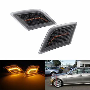 Clignotants latéraux à LED Mercedes-Benz Classe C W204 2048200121 pour remplacement du pare-chocs avant - Product Image 4
