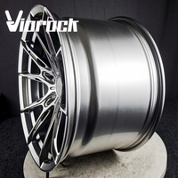 Jantes forgées Viorock 10 branches, 18-22 pouces, argent, personnalisées, 5x112 5x114.3 5x120, compatibles BMW Tesla Honda Ford Chevrolet Dodge
