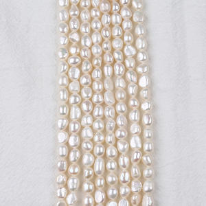 Promotion 6-7mm Double-Sided Button <b>Freshwater</b> <b>Pearl</b> Natural Straight-Hole Baroque Scattered <b>Pearl</b> DIY Necklace <b>Bracelet</b> - Product Image 5