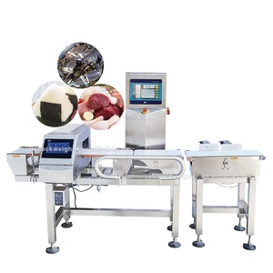 Detector de Metales Personalizado con Pesadora para la Industria Alimentaria, Eliminación Automática de Rechazos con Empujador y Volteador - Product Image 1