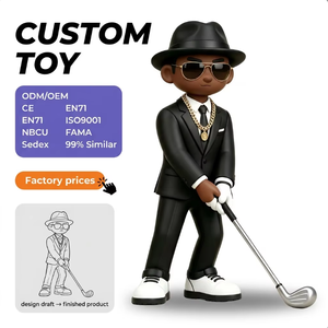 Fabricant en gros de figurines d'action personnalisées, figurines de collection de dessins animés, figurines de <span class=keywords><strong>rappeur</strong></span> et de golfeur en PVC/vinyle, jouets d'art design pour hommes, cadeau - Product Image 1