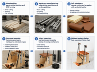 Mesin Pembentuk Tubuh Prati dengan Rangka Kayu Maple dan Pedal yang Dapat Disesuaikan Cocok untuk Penggunaan di Rumah dan Studio.