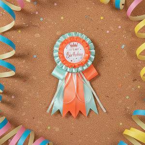 Cinta de satén 100% poliéster personalizada con insignia de graduación y roseta con pin de seguridad para celebraciones de bodas, ecológica - Product Image 2