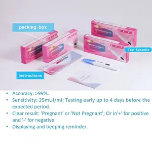 اختبار الحمل في البول ، اختبار الحمل الأسبوعي من شركات تصنيع hcg للحمل