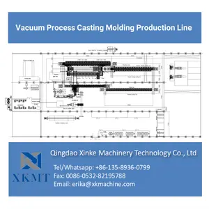 Литейная машина для литья металла Вакуумный процесс формовочное оборудование Промышленное стальное литейное оборудование Вакуумная литейная машина цена