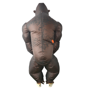 Disfraz de Mascota Inflable de <span class=keywords><strong>Gorila</strong></span> King Kong para Adultos, Unisex, para Fiestas de Halloween, Realista, de Poliéster, en Existencia - Product Image 4