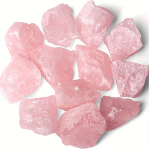 Piedras de Cuarzo Rosa Natural en Bruto al por Mayor, Cuarzo Rosa Crudo para Joyería, Decoración del Hogar y Cristales Curativos - Product Image 3