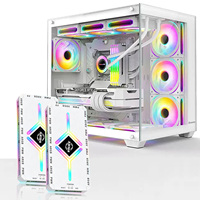 AntarcChill Hub 2 en 1 PWM y ARGB con Montaje Magnético, Respuesta de 0.5ms, Divisor de Puertos Integrado, Luz con Logotipo Personalizado para OEM