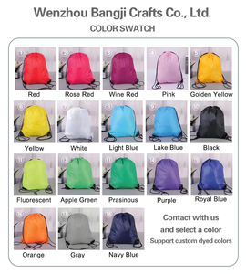 Bolsa Promocional Personalizada 2026, Accesorios para Fanáticos del Baloncesto y el Fútbol, Bolsas Promocionales Personalizadas con Cordón de Poliéster 210D - Product Image 3