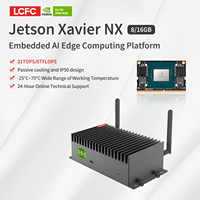 Jetson Xavier-Ordenador de borde AI, dispositivo de expansión de interfaz 4-POE, IC integrados industriales sin ventilador, compatible con el modelo Xavier, de la versión en 1, 2, 1, 2, 1, 2