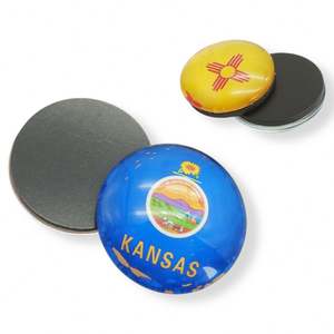 Aimants de réfrigérateur en verre cristal ronds de 30 mm, 40 mm, 50 mm, vente en gros à prix réduit, très demandés - Product Image 6