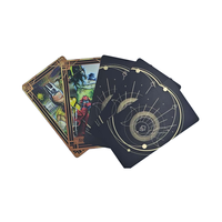 Impression de cartes de tarot personnalisées en papier, cartes de tarot et oracles en gros, impression de cartes de tarot avec dorure à chaud