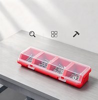 Boîtes de rangement ménagères GREENSIDE, utilitaires, pour vis, pièces, accessoires de quincaillerie, tri en plastique, inclinées, pour outils