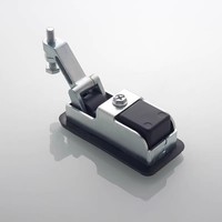 Longyu MS6018Z-2-1 camion panneau électrique déclencheur loquet bouton poussoir serrure de porte en alliage de Zinc Compression levier serrure