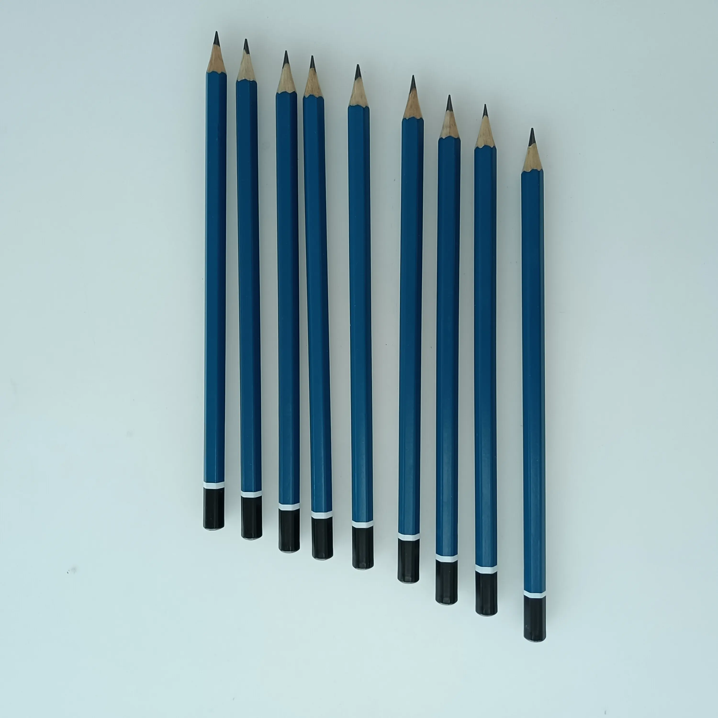 Crayons crayons en bois non aiguisés en vrac avec gommes 2 HB crayon en bois tubé pour enfants enseignant étudiants bureau école salle de classe