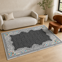 Neues Design Dekorativer 12mm Polyester Teppich für Schlafzimmer und Wohnzimmer Bodenmatte