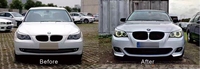 Kit carrosserie style M-tech, pare-chocs avant et arrière et jupes latérales pour BMW Série 5 E60 E61, pièces auto 2003-2009